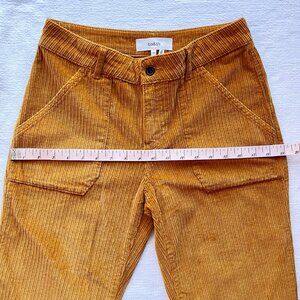 NWOT ba&sh Corduroy Pants in Saffron/Gold, Size Medium